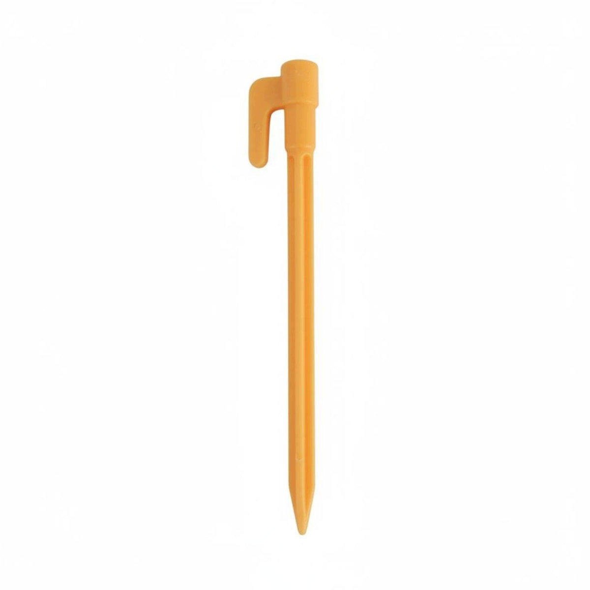 Threaded Ground Stake Firm Hold Threaded Ground Peg Easy Yellow