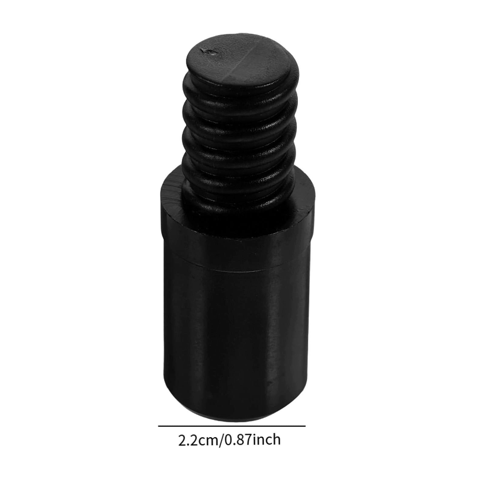 Threaded Tip Connector for Poles and Wooden Handles black 22mm 10pcs Packaging status original