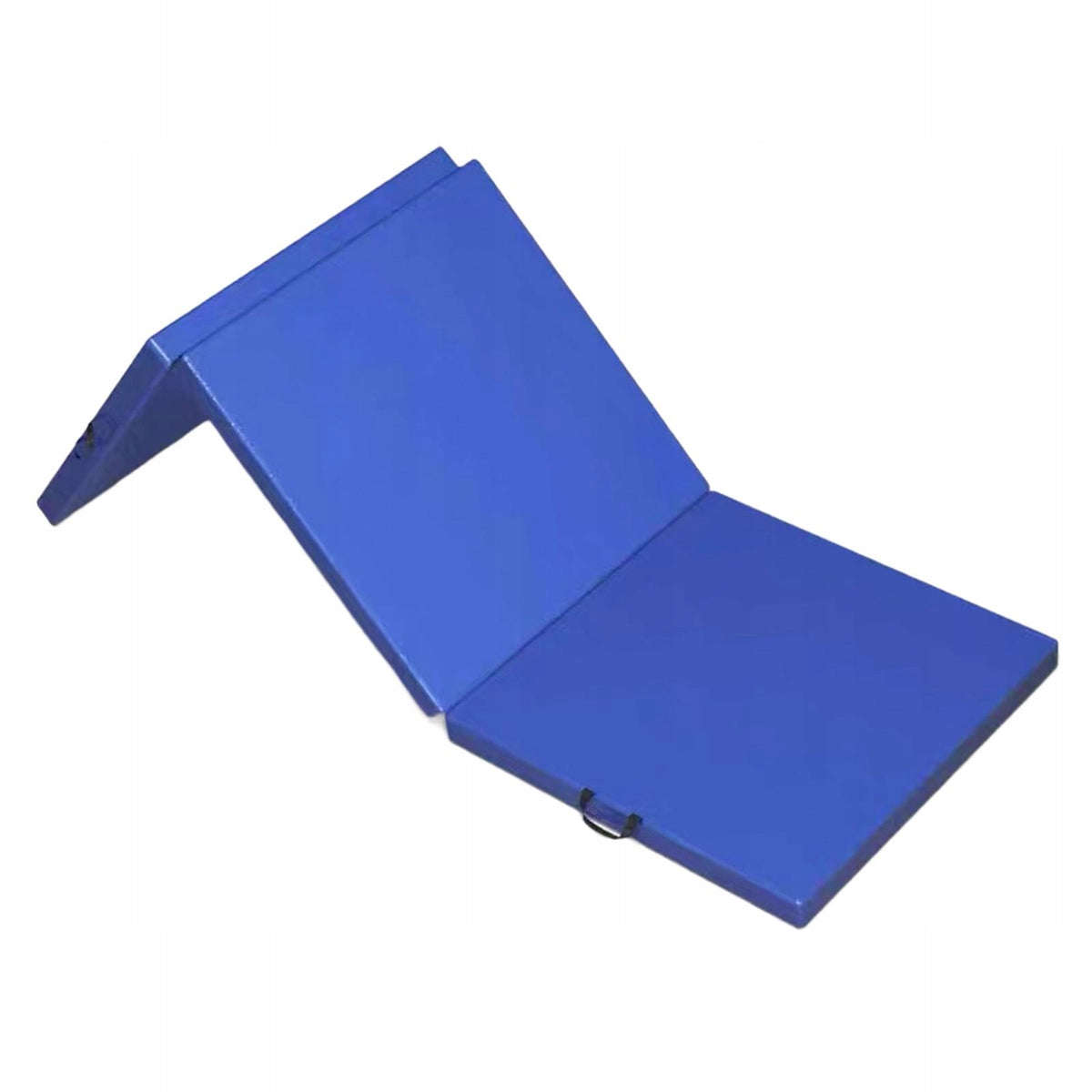 Three Fold Folding Exercise Mat Foldable Yoga Mat Easy to Carry 6ft Blue Color other