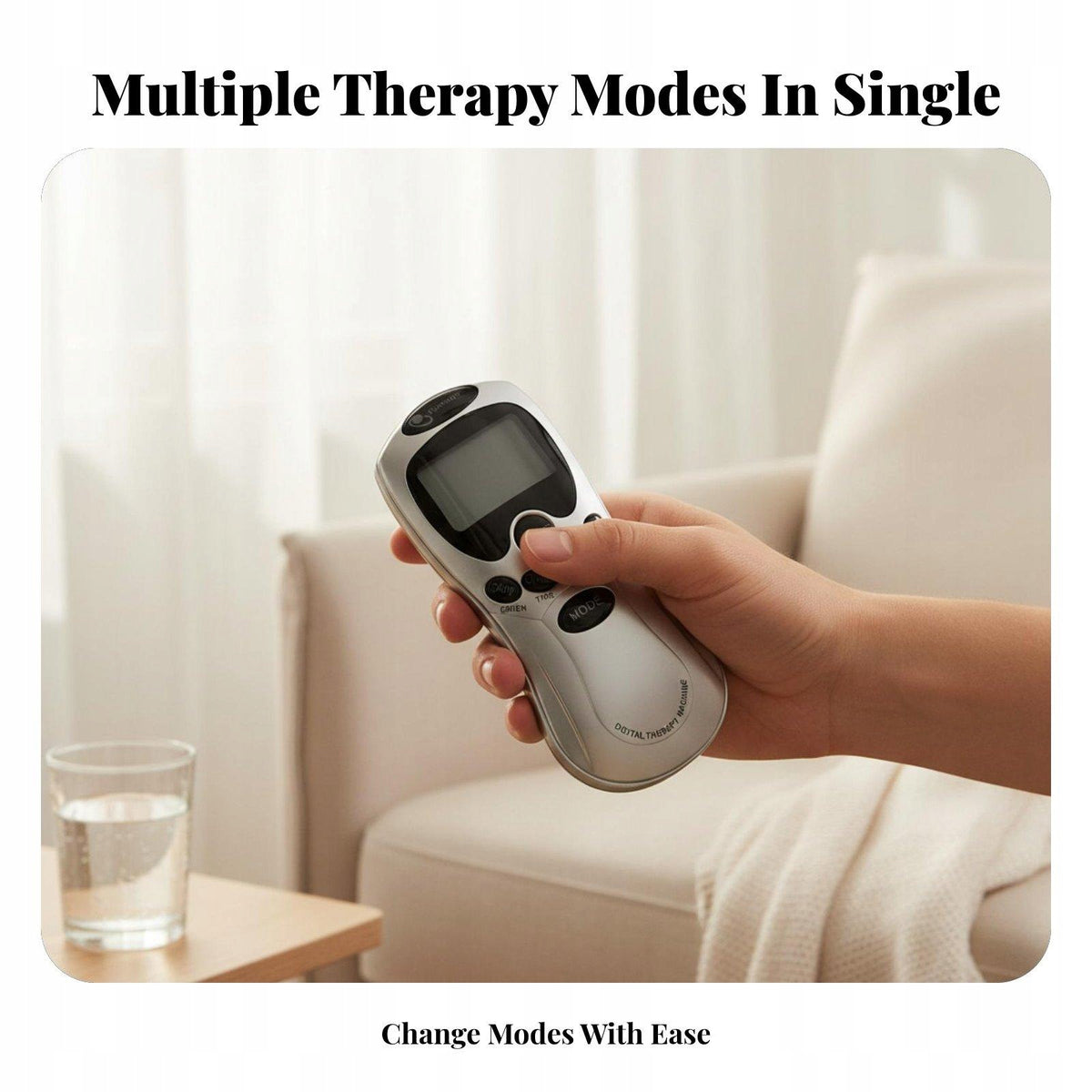 Three Frequency electrotherapy Therapy Device, double Blue Screen Power Medical device no