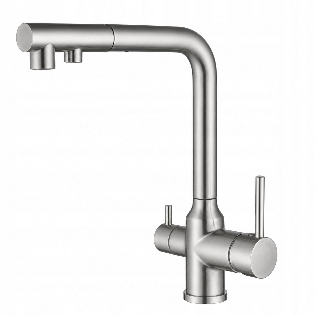 Three-Way Battery CHDE LiVra Inox Steel IX Steel Spout WW