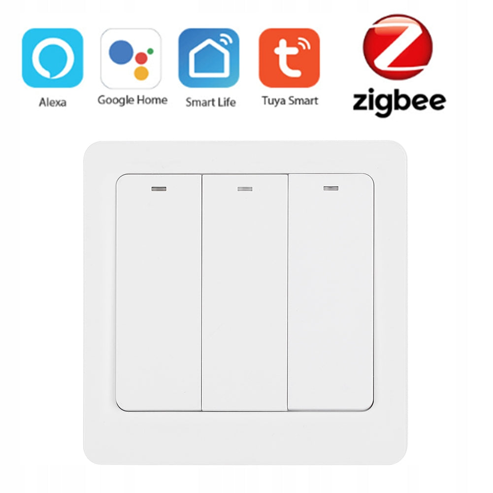 Three Way Wall Switch Panel for Alexa/Google Voice Manufacturer code Victool1813200006911