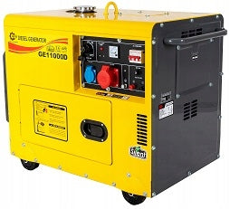 Three-phase portable generator set 7.5kw HDM 7500 W diesel Packaging status original
