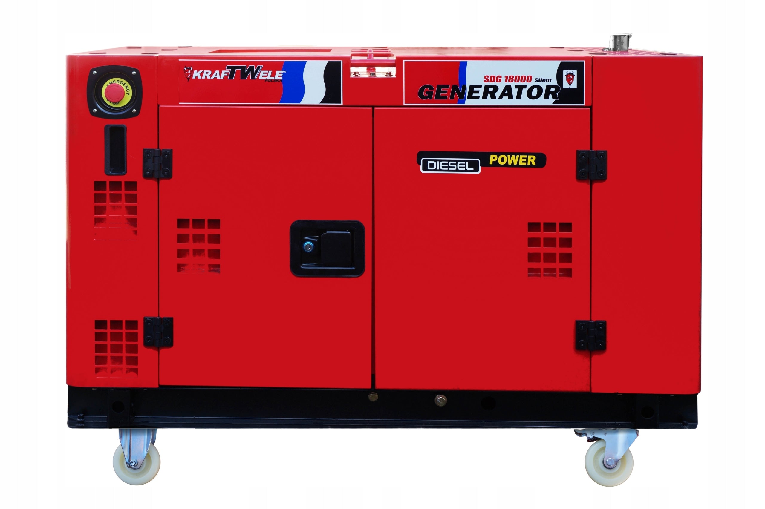 Three-phase portable generator set KrafTWele 14400 W diesel Brand KrafTWele