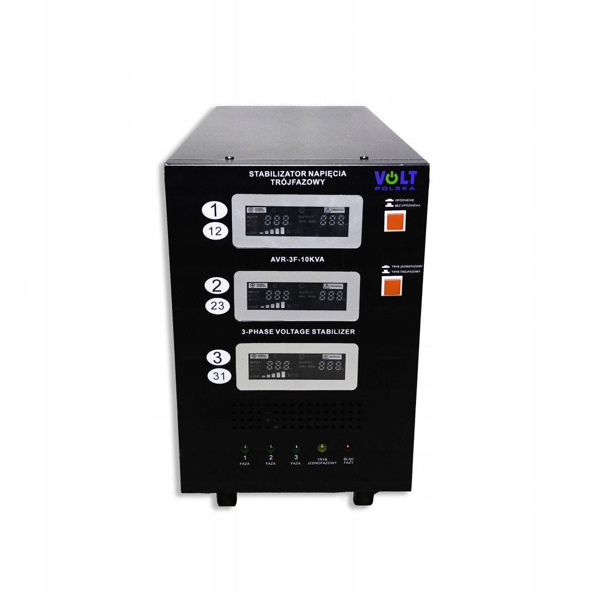 Three-phase voltage stabilizer AVR PRO 25000VA 3% SERVO