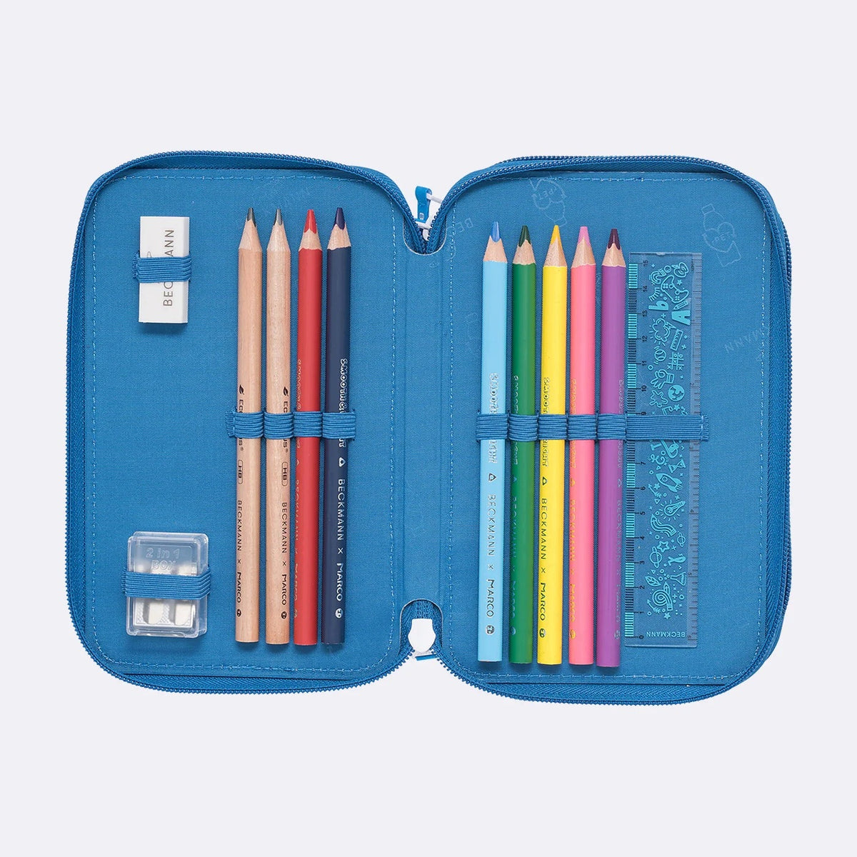 Three-section case fully equipped - Blue Lightning Brand BECKMANN