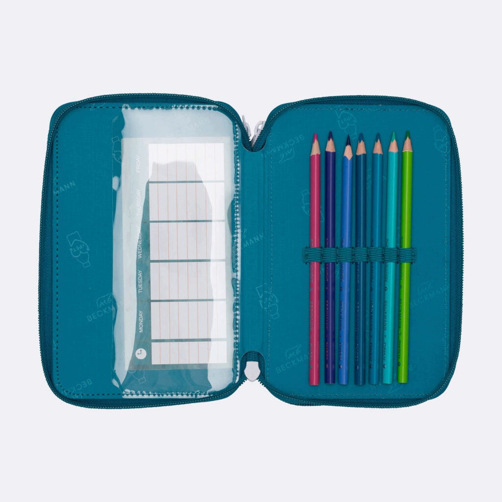 Three-section case fully equipped, Jungle Game Color multicolor