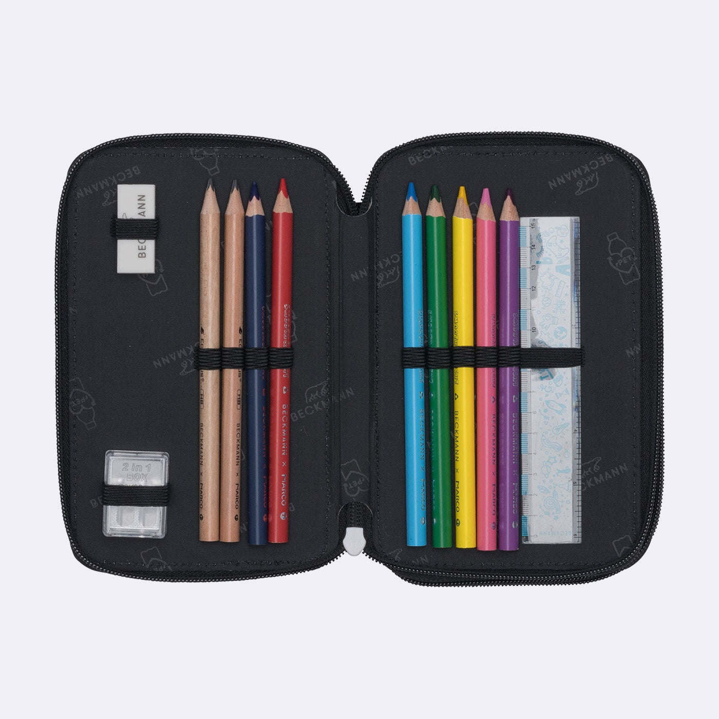 Three-section case fully equipped, NINJA ELEMENTS Brand BECKMANN