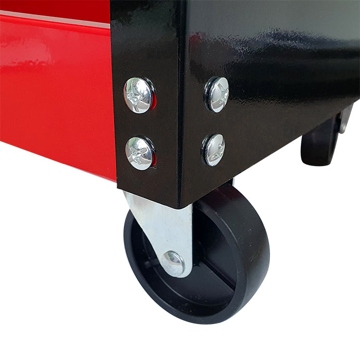 Three-shelf tool workshop trolley 3PB red Sherman Accessories included no