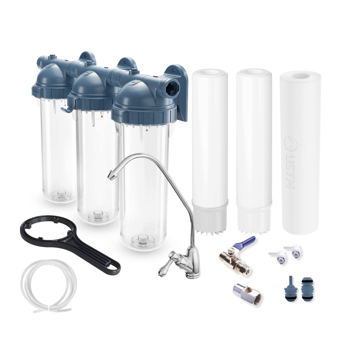 Three-stage under-sink kitchen filter USTM AQUA 3 IZZI (set)