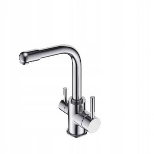 Three-way standing kitchen mixer Aquaphor C126 satin inox Manufacturer code c126