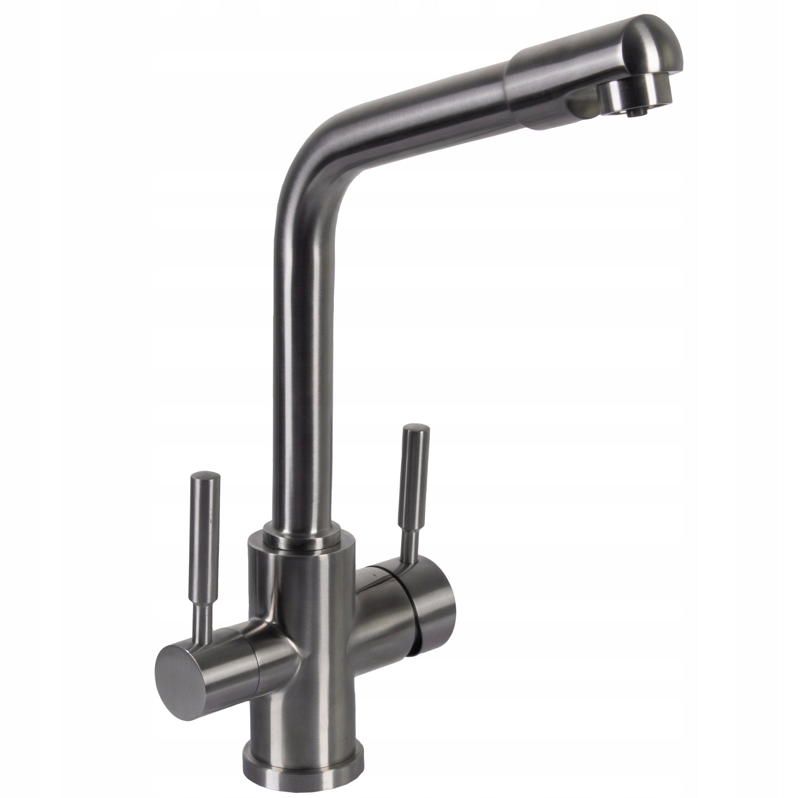 Three-way standing kitchen mixer Aquaphor C126 satin inox