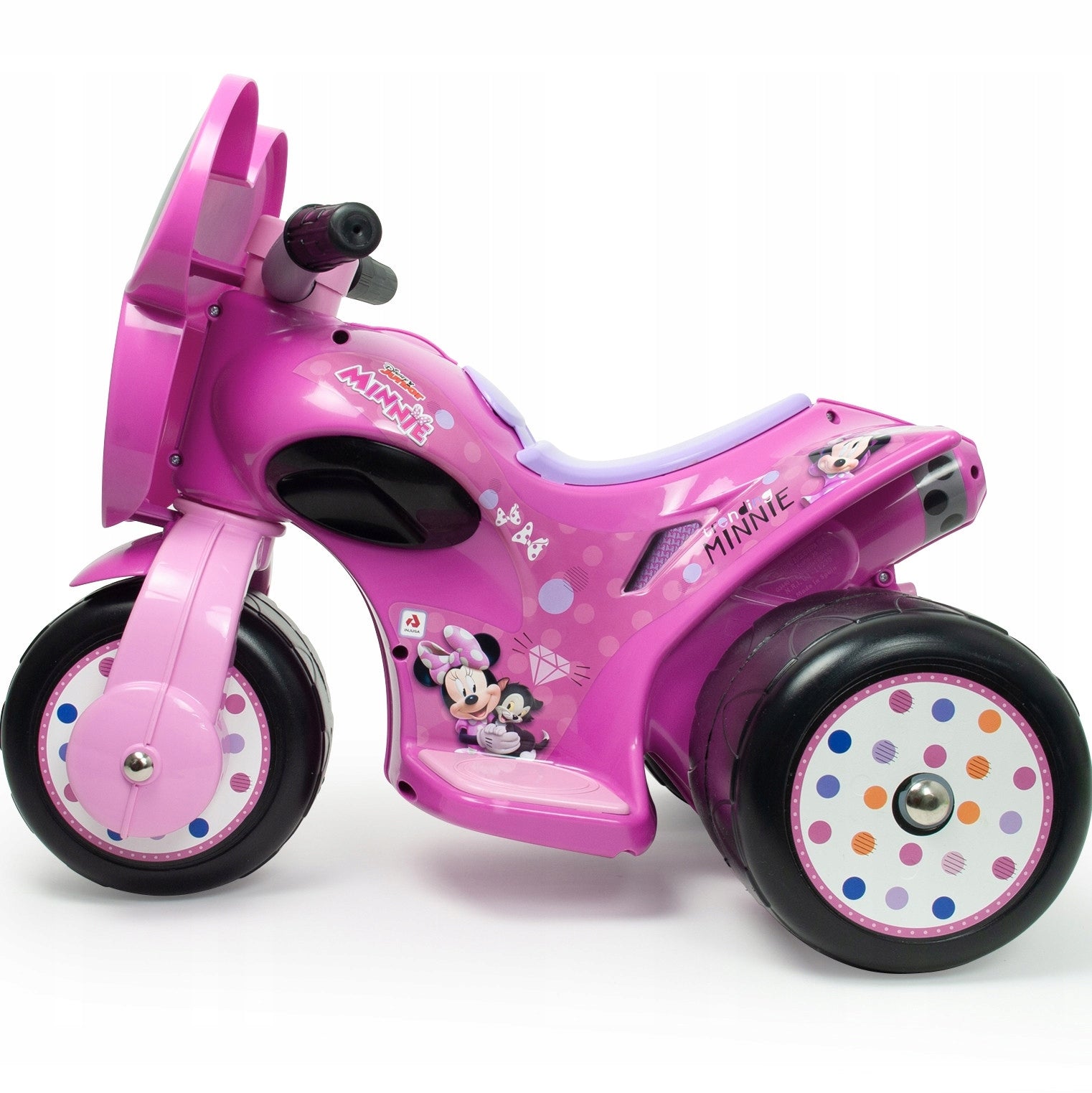 Three-wheeler Minnie Mouse Samurai 6V Ride-on for Children INJUSA Maximum speed 3 km/h