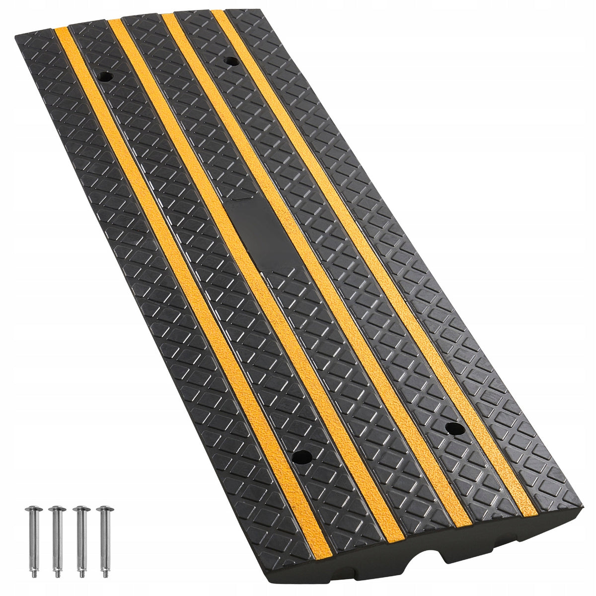 Threshold Ramp 122CM Curb Ramp With Yellow Reflective Straps