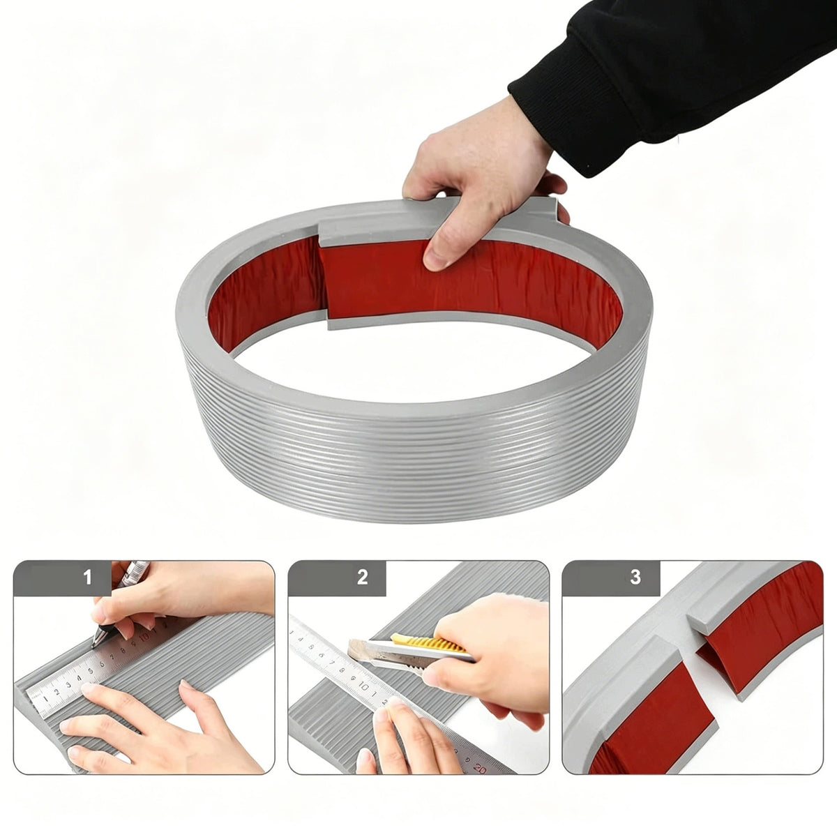 Threshold Ramp Self-Adhesive Non-Slip For Thresholds And For Disabled Product weight with unit packaging 0.554 kg