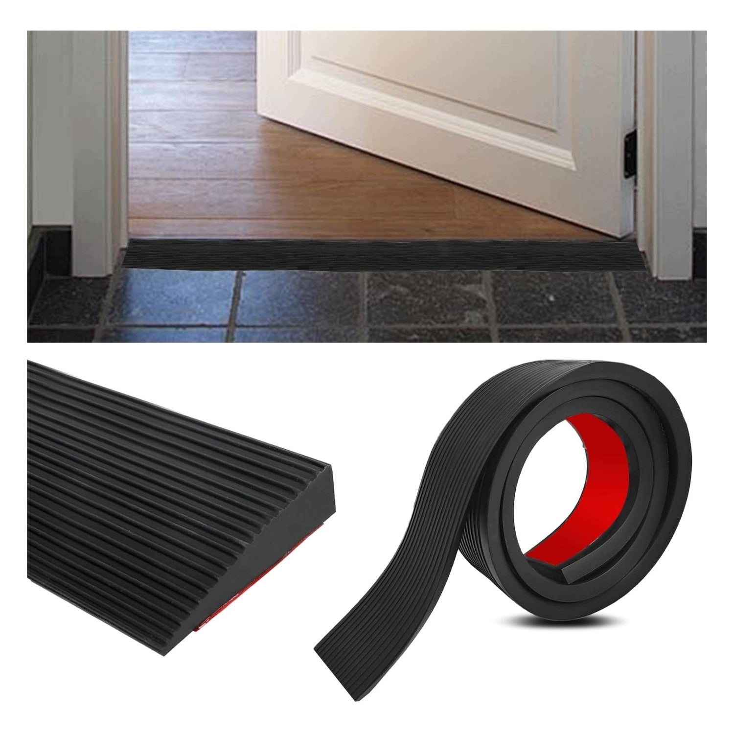 Threshold Ramp - self-adhesive - 200 cm - for strollers and scooters