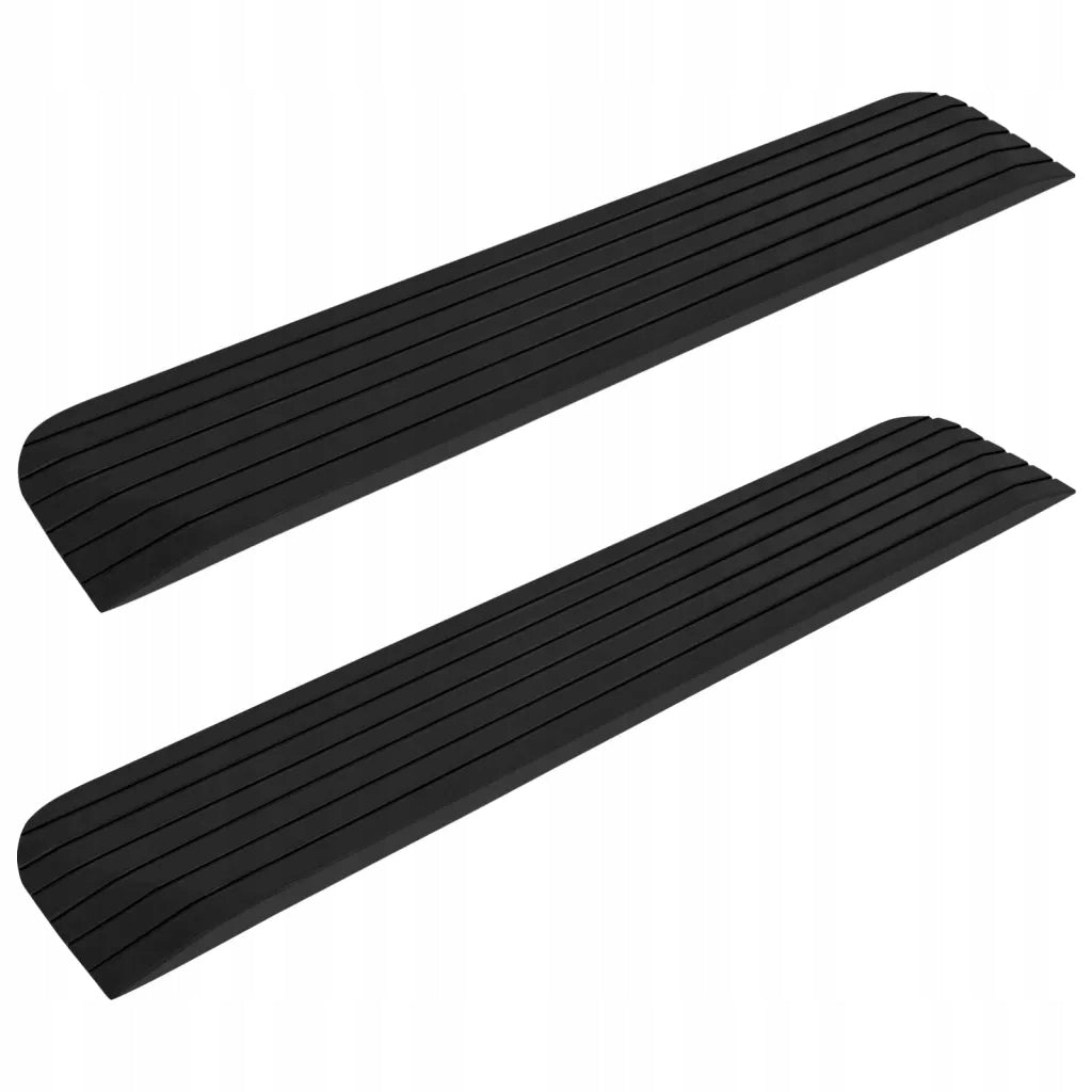 Threshold ramps, 2 pcs, 110x21x2,5 cm, rubber