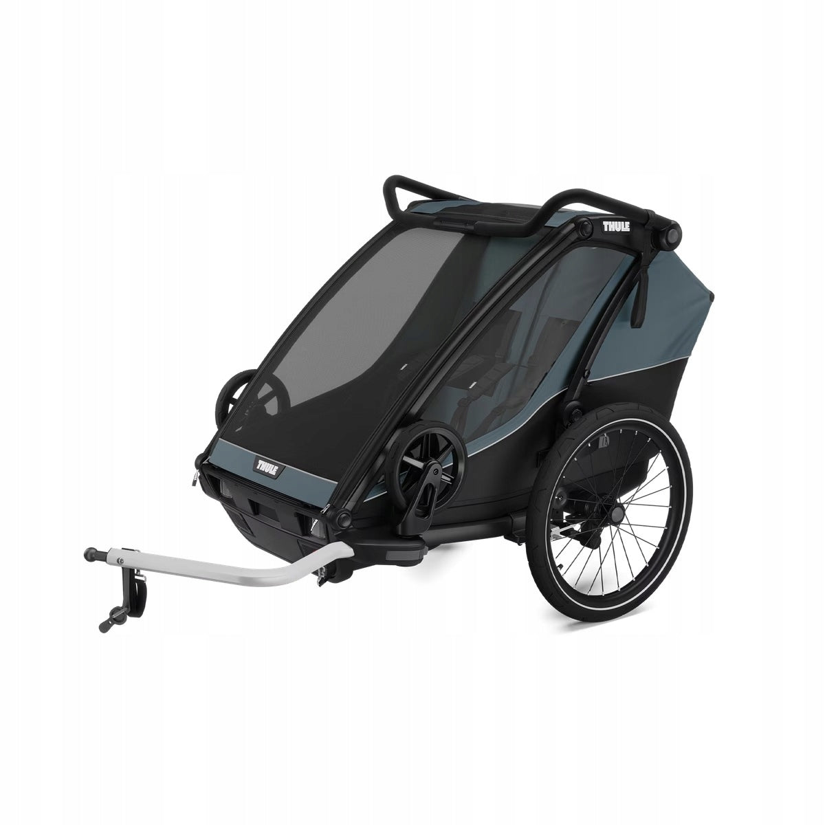 Thule Chariot Cab Double Bike Trailer Dark Slate Model Thule Chariot Cab