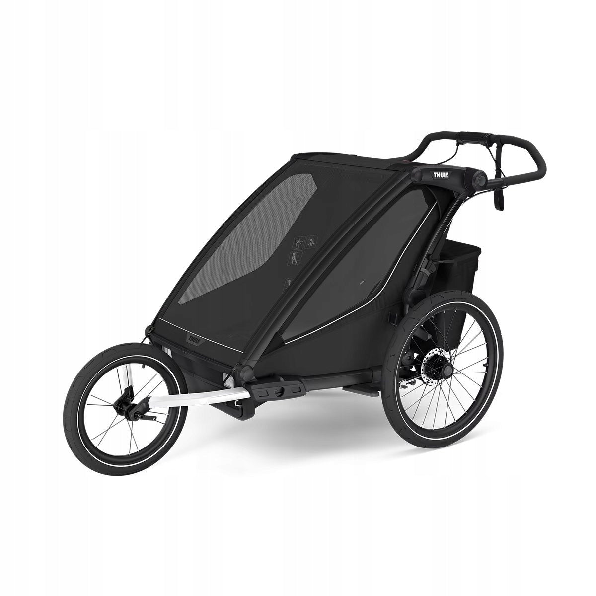 Thule Chariot Sport 2 G3 bicycle trailer for 2 children Black Brand Thule