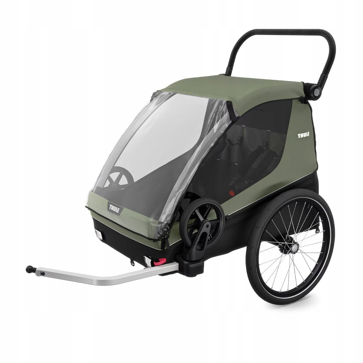 Thule Courier Bike Trailer for Kids and Dog 2in1 Vintage Green Manufacturer code 10102002