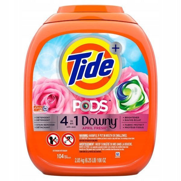 Tide 4in1 Downy April Fresh 104 pcs. Brand Tide