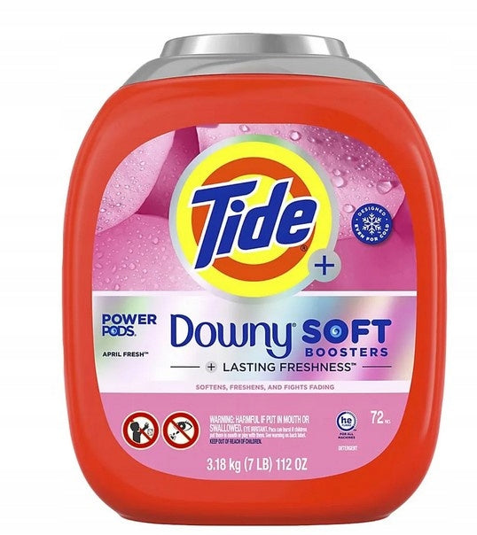 Tide 4in1 Downy April Fresh 72 Pack - Fabric Washing Capsules