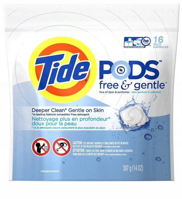 Tide Free & Gentle 16 pcs-Laundry Capsules Trade name other