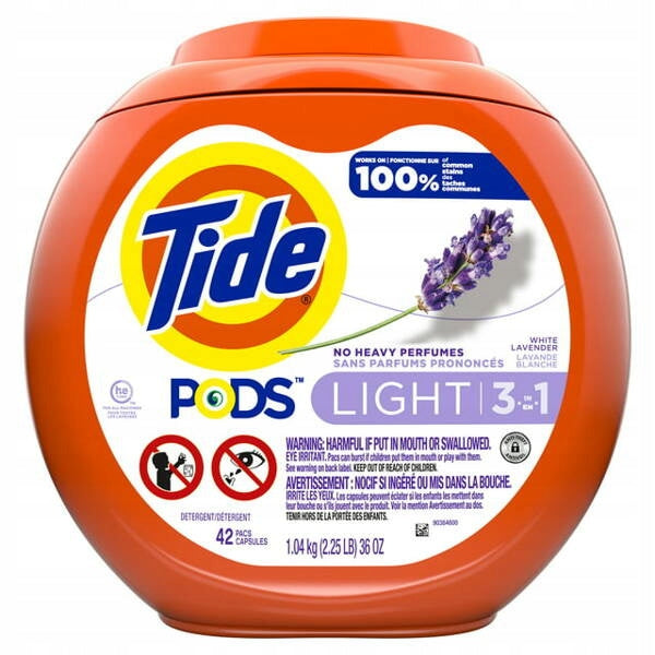 Tide Light Lavender 42 pcs.- Washing capsules
