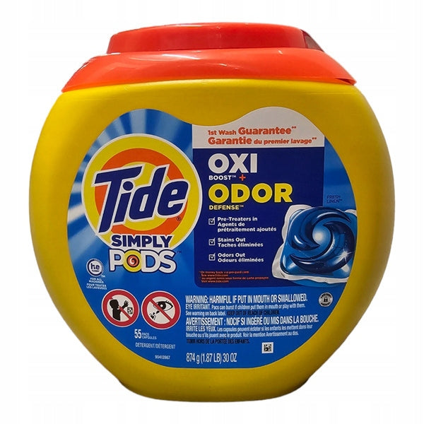 Tide OXI + Boost Odor 55 pcs. Universal capsules