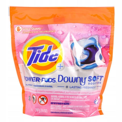 Tide Power Pods Downy April Fresh 9 Pack - Universal Washing Capsules Trade name other