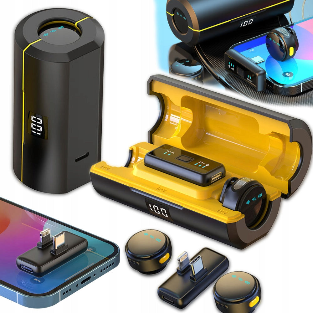 Tie Microphone Clip-on Microphone Compatible with iPhone/iPad/Android