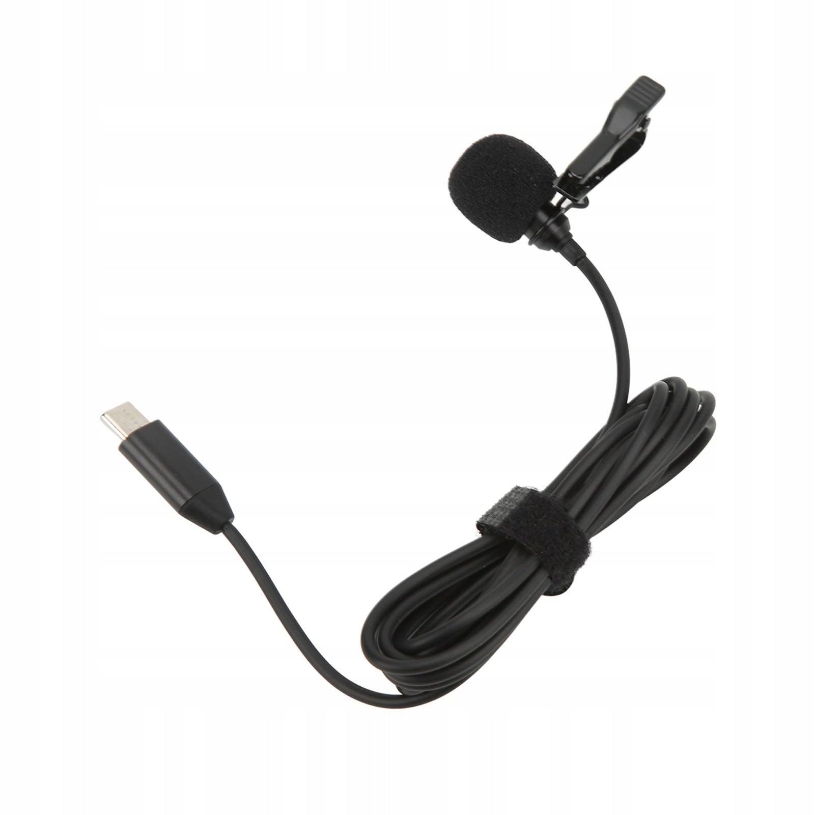 Tie Microphone, Type C Tie Microphone with Noise Cancellation for Recording
