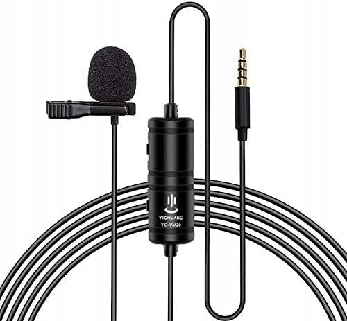 Tie Microphone Wired 6M Audio 3,5mm Condenser Microphone
