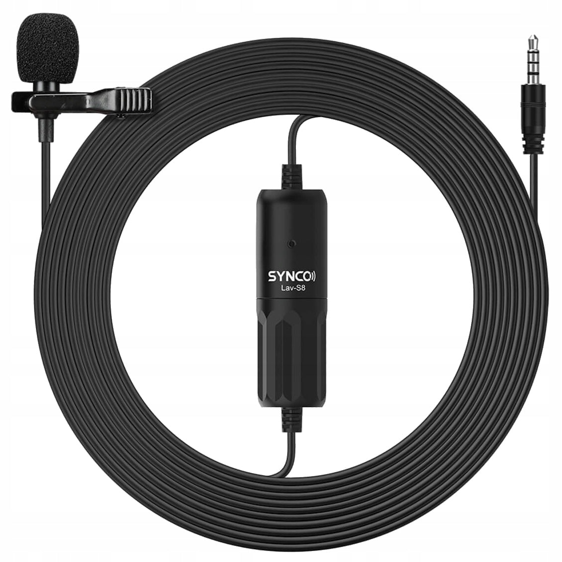 Tie microphone cable 8m for smartphone TRRS Synco S8