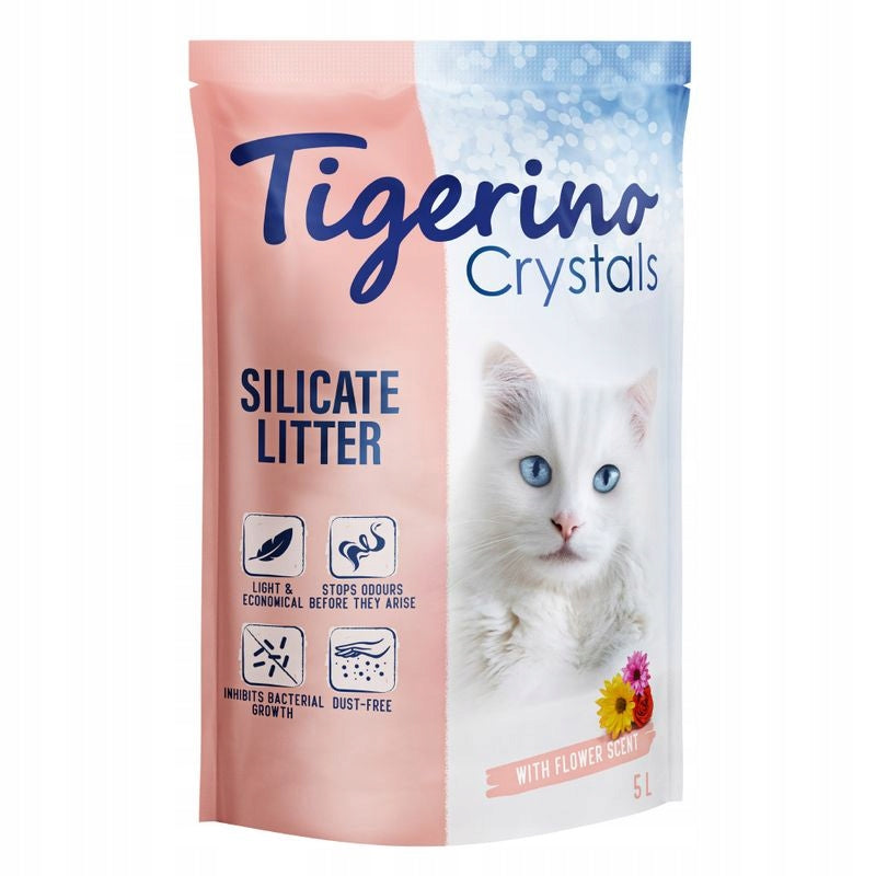 Tigerino Crystals | Silicone Litter for Cat | Floral Scent | 5L EAN (GTIN) 4260077047056