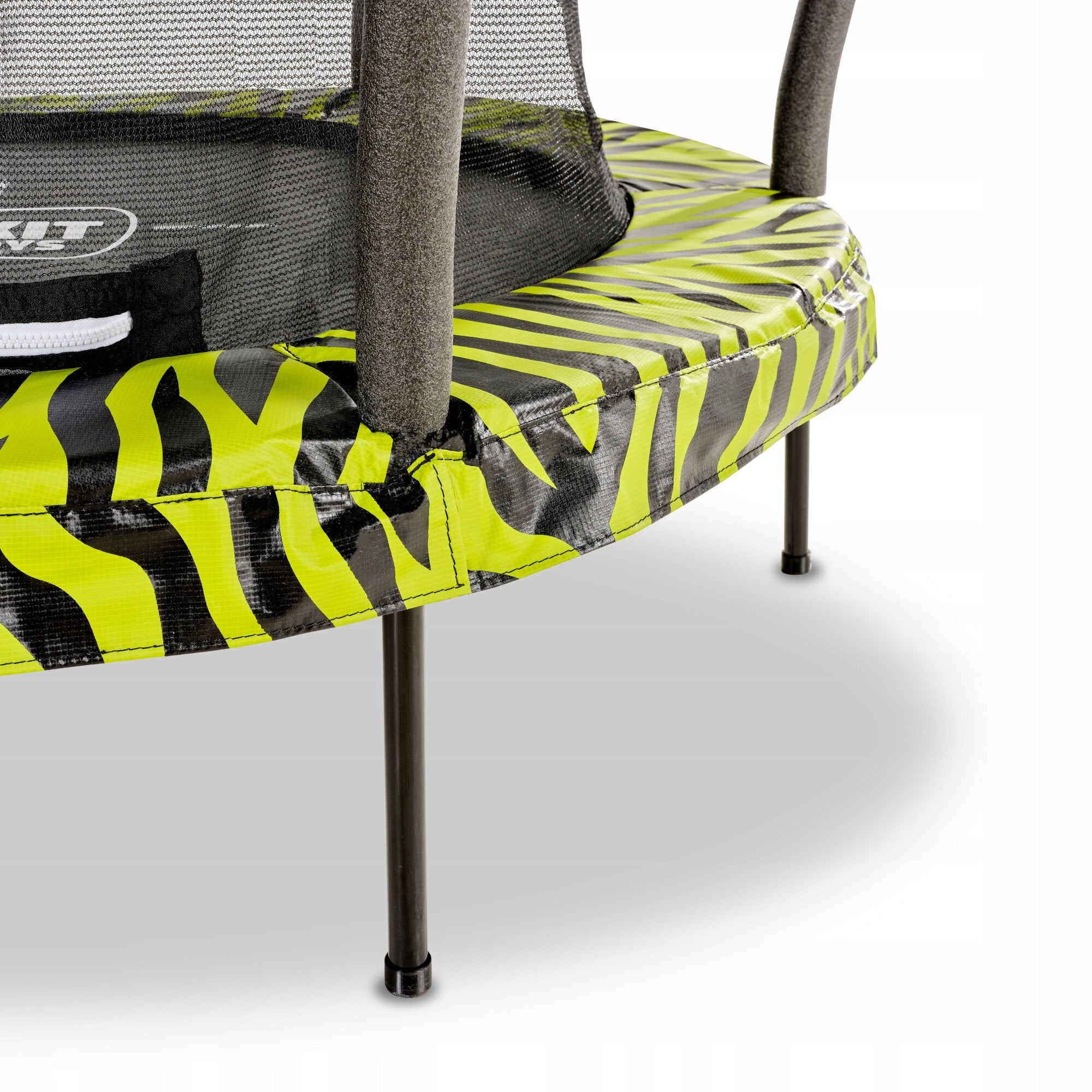 Tiggy Junior trampoline EXIT ø140cm with safety net - black/green Kind with net