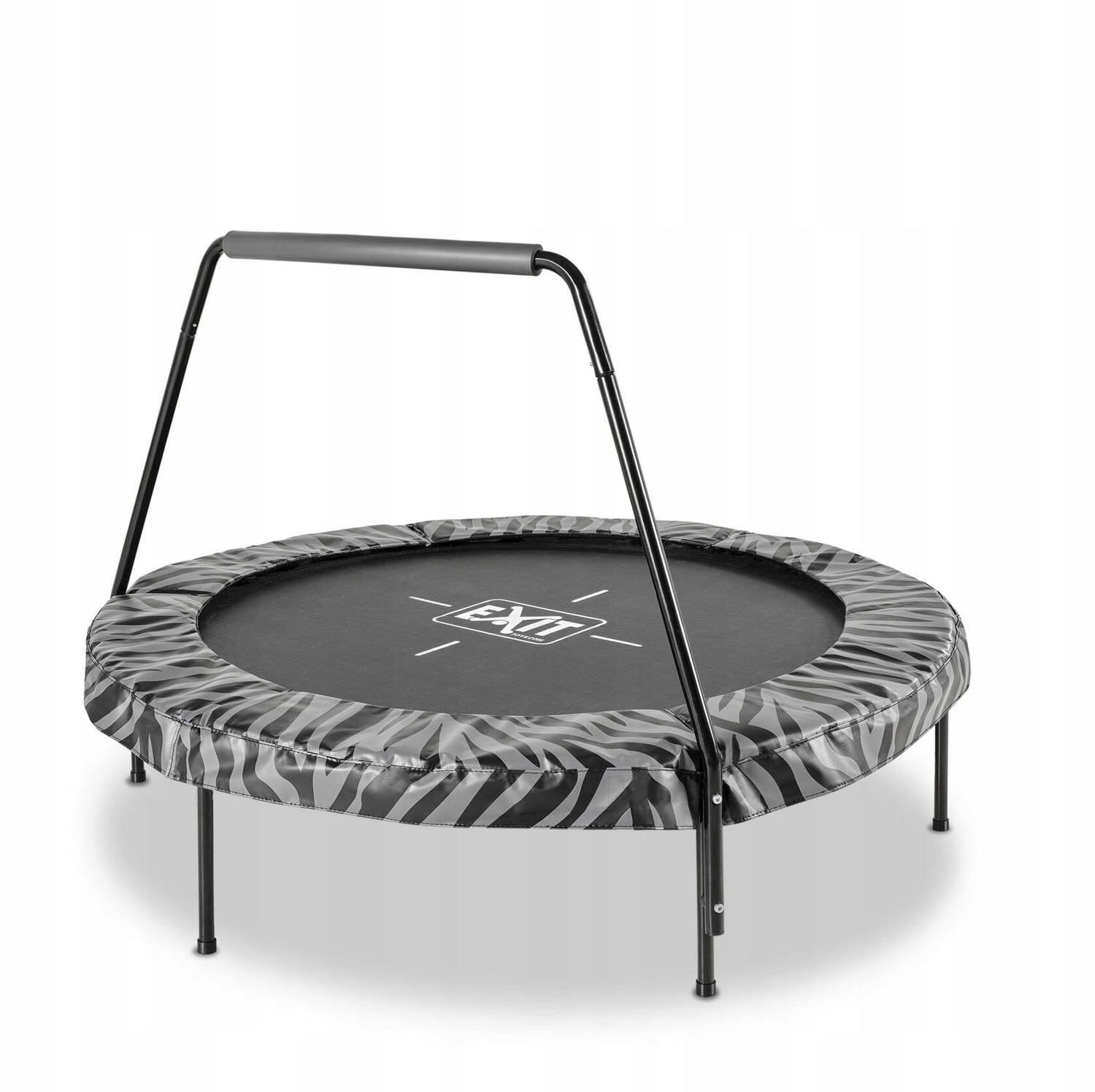 Tiggy Junior trampoline EXIT ø140cm with safety net - black/grey Max. weight load 25 kg