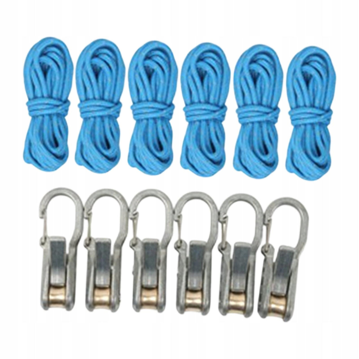 Tightening Tool Heavy Duty Lightweight Hiking Easy Binding Guy Lines 6 Rope Packaging status original