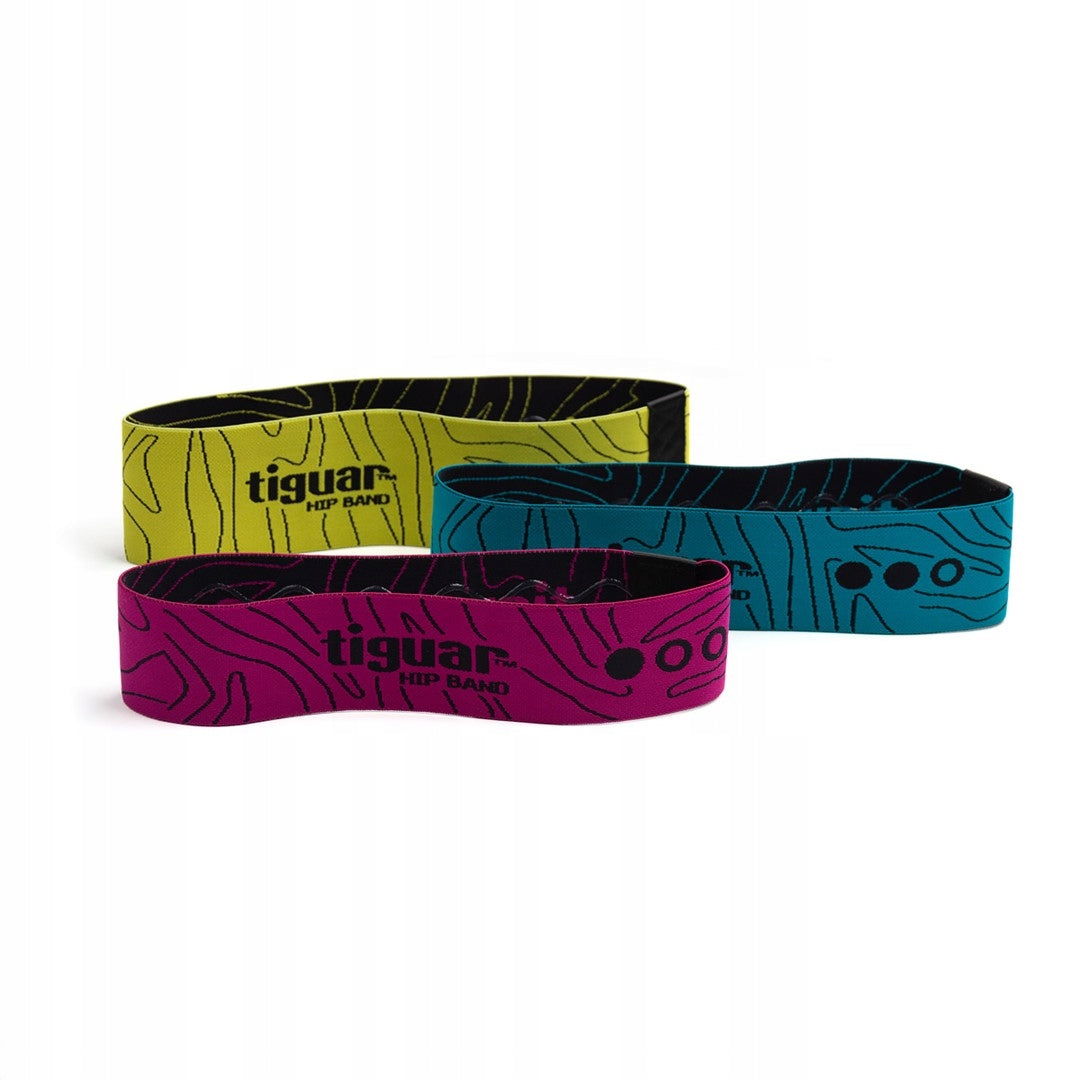 Tiguar hip band RUBBER RESISTANCE TAPE lll olive (strong) Circumference 70 cm Packaging status original