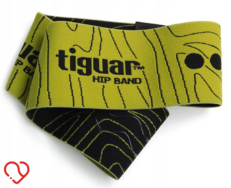 Tiguar hip band RUBBER RESISTANCE TAPE lll olive (strong) Circumference 70 cm