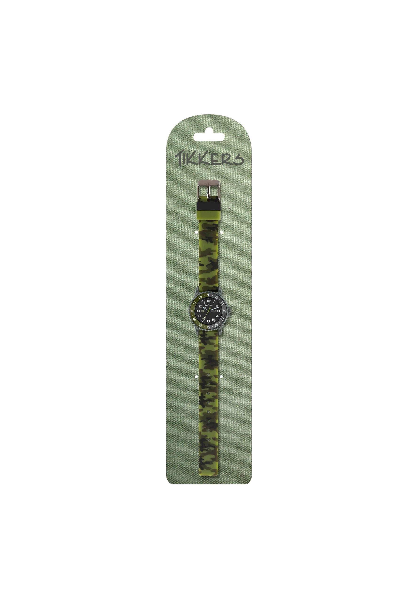 Tikkers Time Learning Watch Silicone Green Light Green Unisize Brand no brand