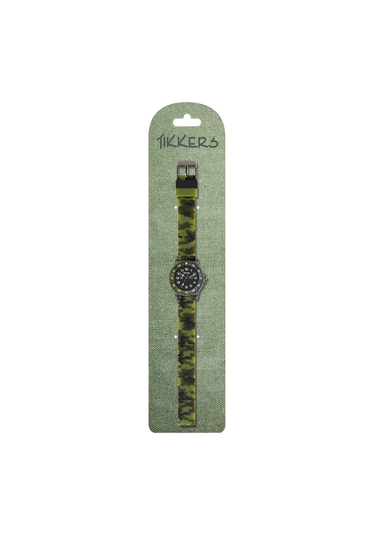 Tikkers Time Learning Watch Silicone Green Light Green Unisize Brand no brand