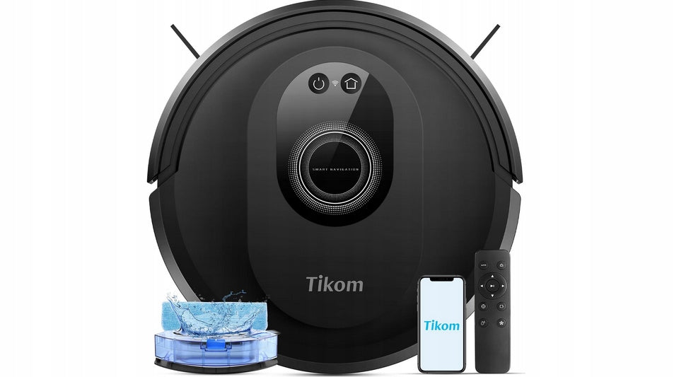 Tikom G8000 Max robot vacuum cleaner 2in1 mopping 5000Pa WiFi for hair