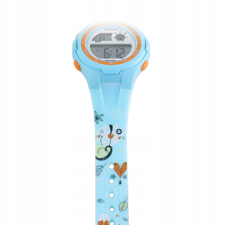 Timemaster LCD children's digital watch with kitty, blue 007/50 Packaging status original