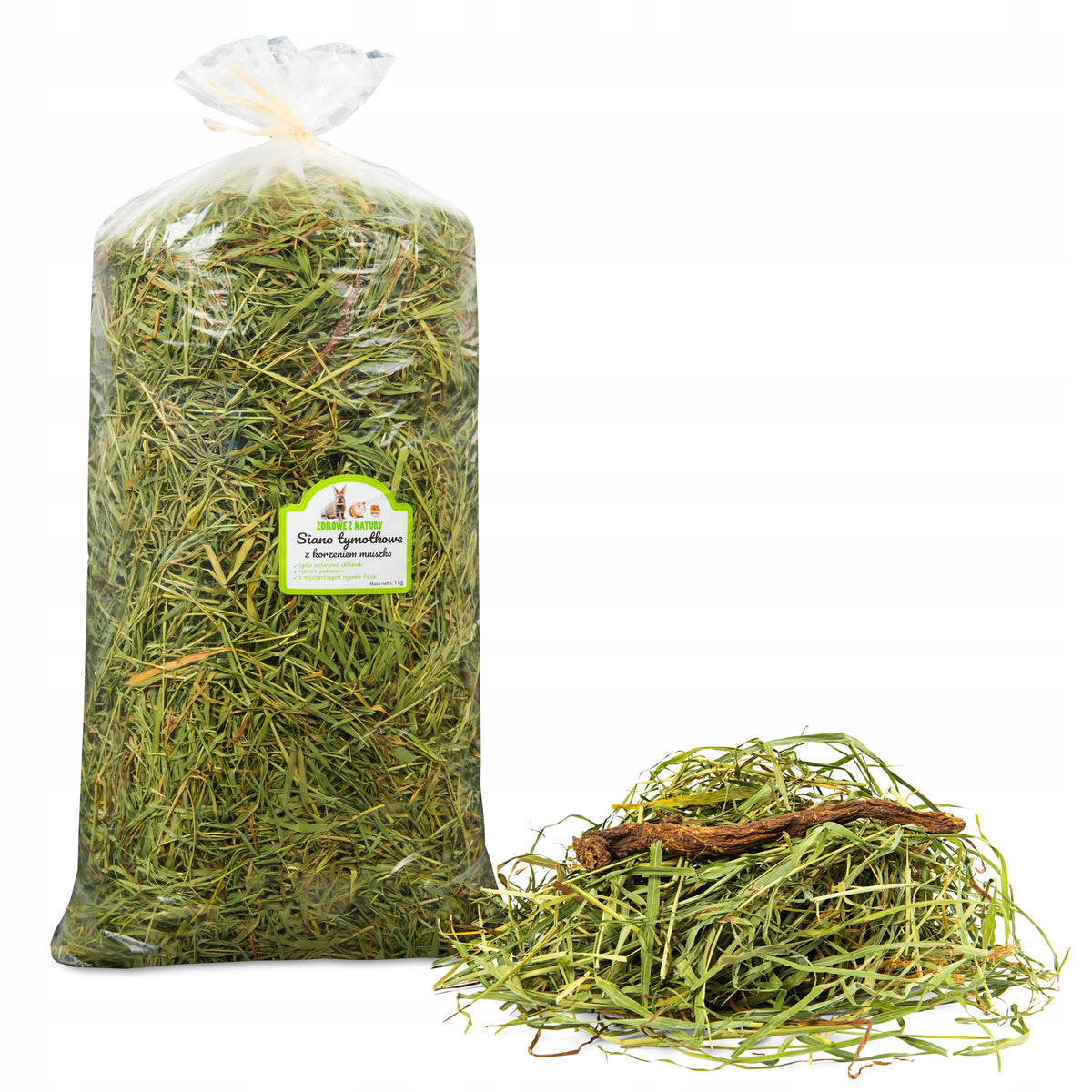 Timothy Hay with Dandelion 1kg Harvest 2026 for Rabbits and Rodents