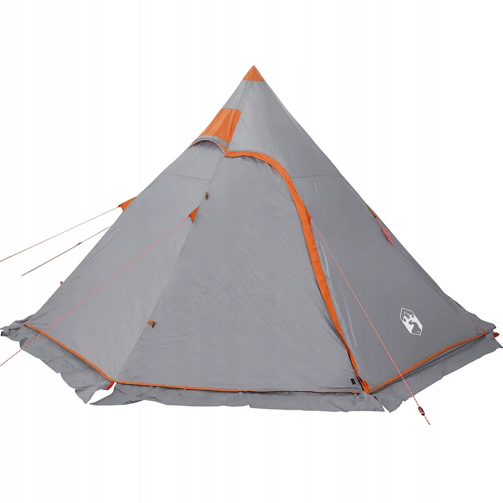 Tipi hiking tent, 5-person, grey, waterproof Brand VidaXL