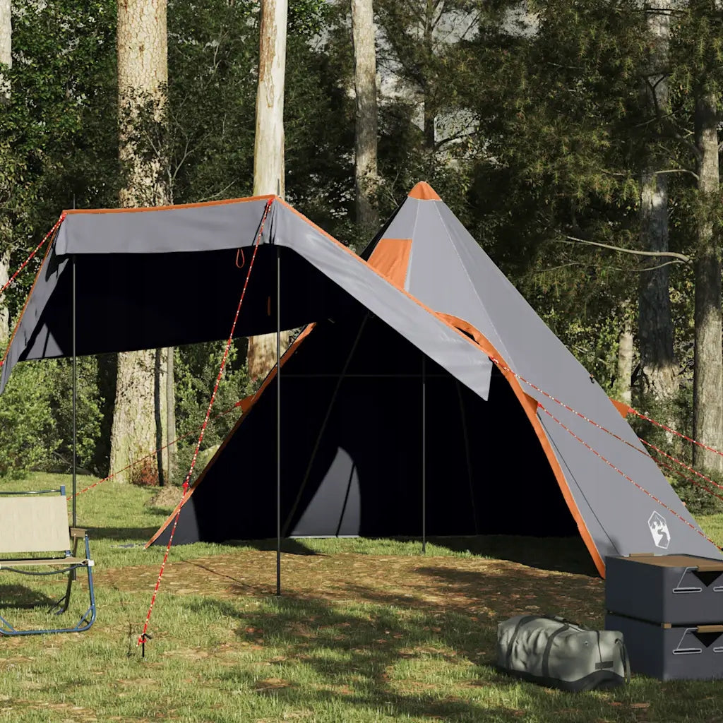 Tipi hiking tent, 5-person, grey, waterproof Manufacturer code 4009409