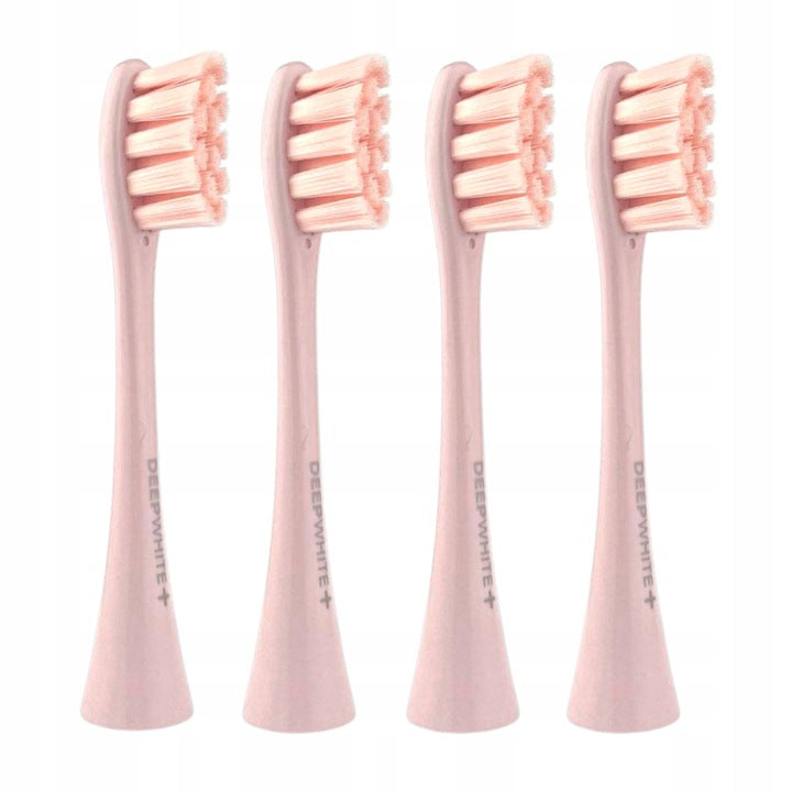 Tips for Xiaomi Oclean Pro, X, Z1, Air Pink - 4pcs Replacement Brand DeepWhite
