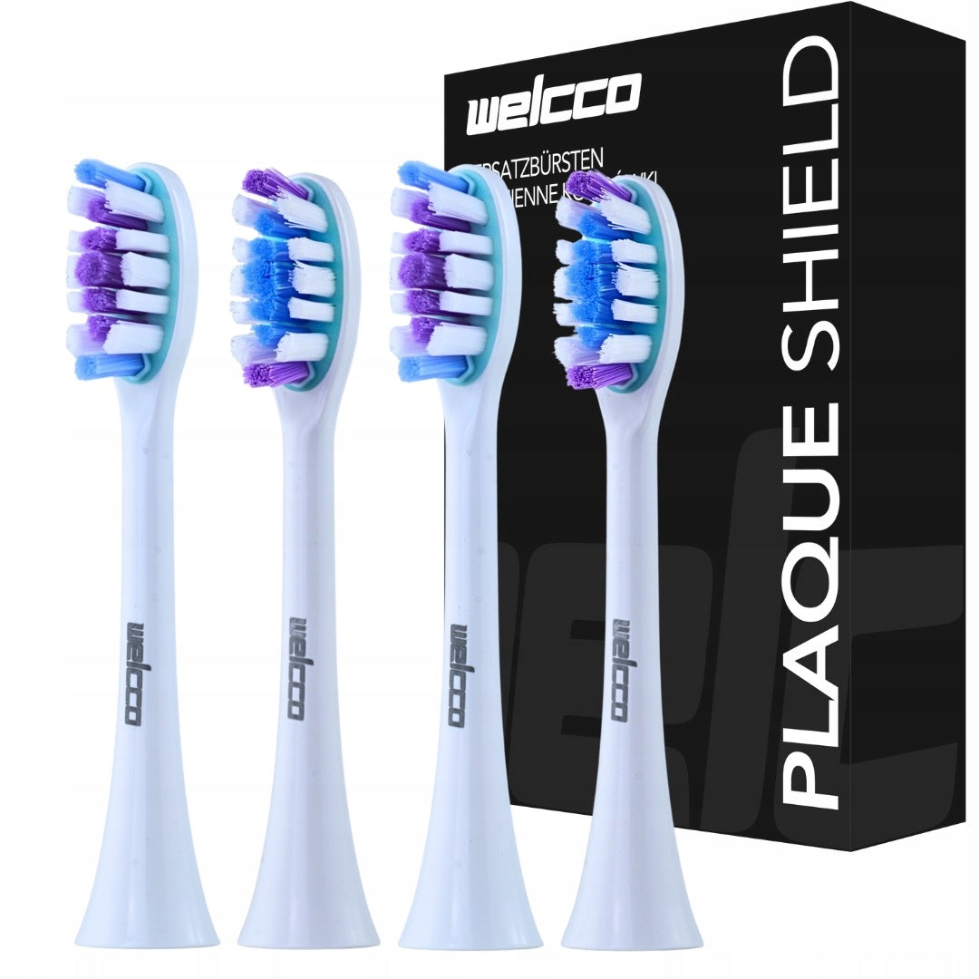 Tips for sonic toothbrush SAVE S903 SN700 4 pcs white replacements
