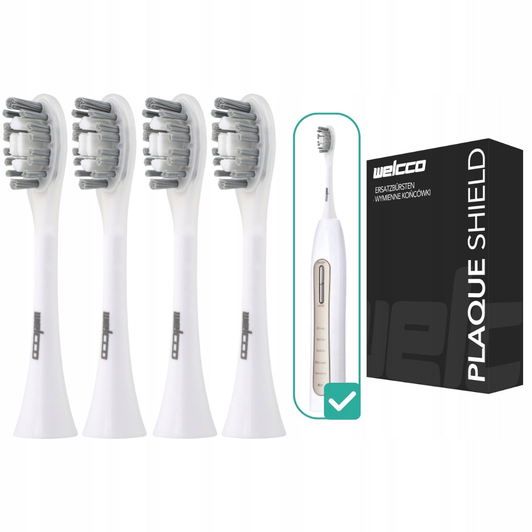 Tips for sonic toothbrush Vitammy Platinum TB9051 4 pcs. replacements
